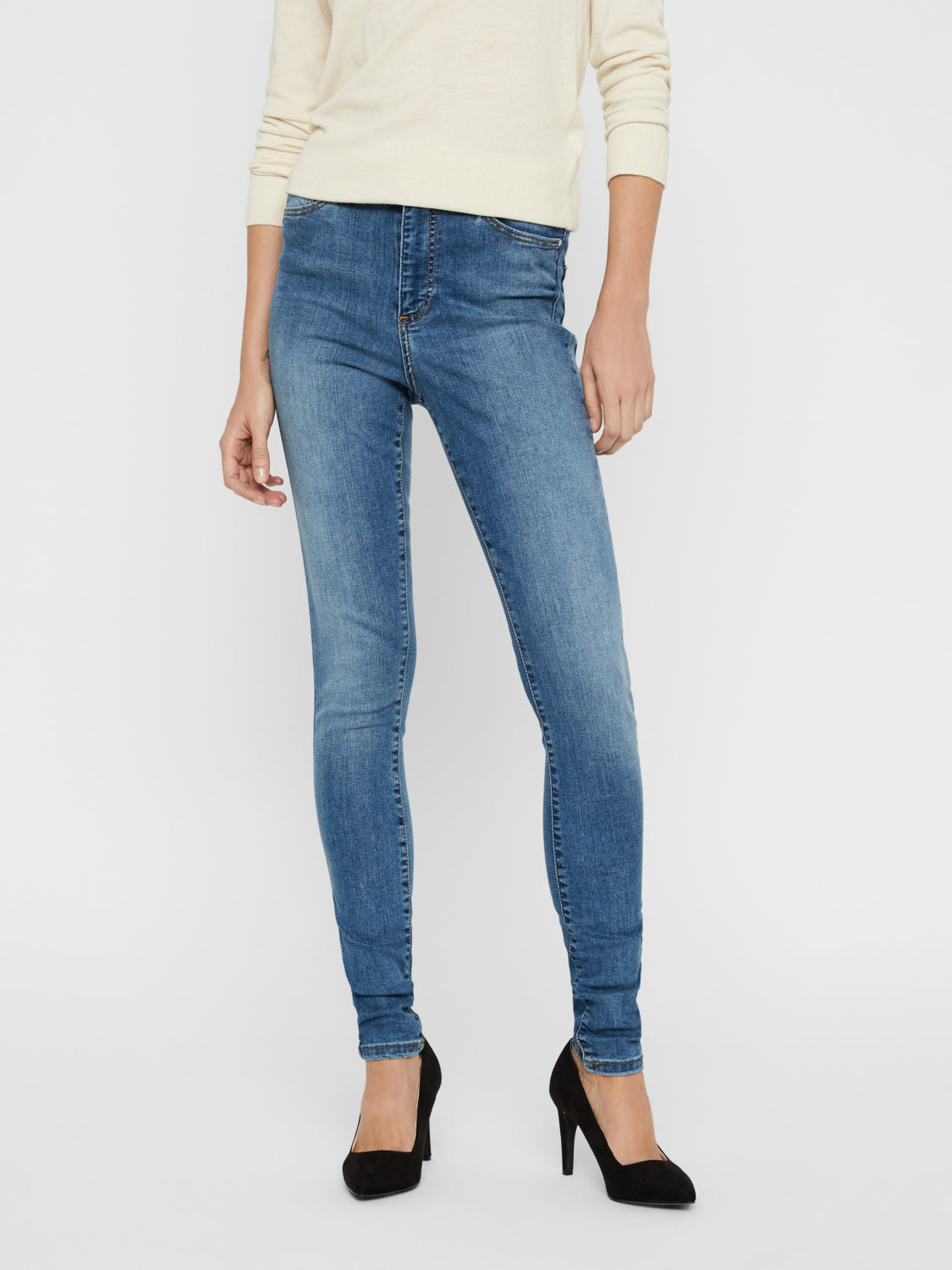 VMSOPHIA Jeans - Light Blue Denim